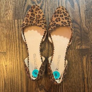 Cheetah print flats